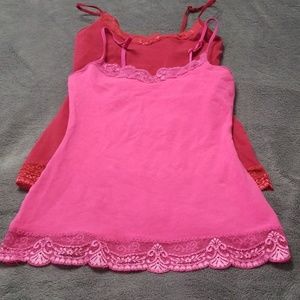 XS Express Cami tops with built in bras